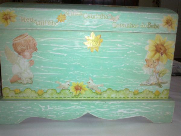 caixa com decoupage